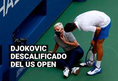 US Open: Novak Djokovic fue descalificado del torneo tras golpear con la pelota a una jueza de silla