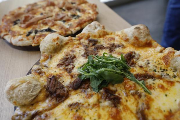 The roast strip and arugula ragù pizza is one of the most requested on the menu.