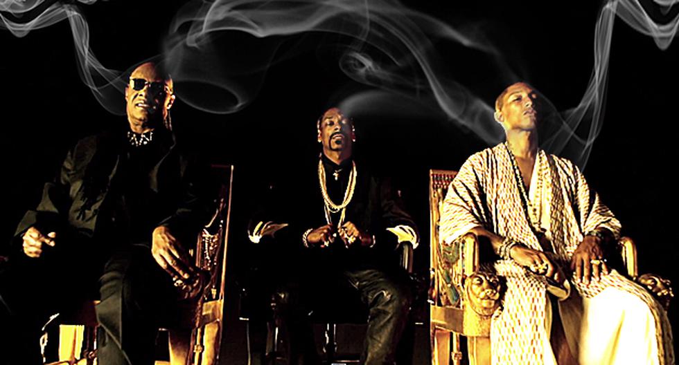 Snoop Dogg, Stevie Wonder y Pharrell nos rotan el tema California Roll. (Foto:YouTube)