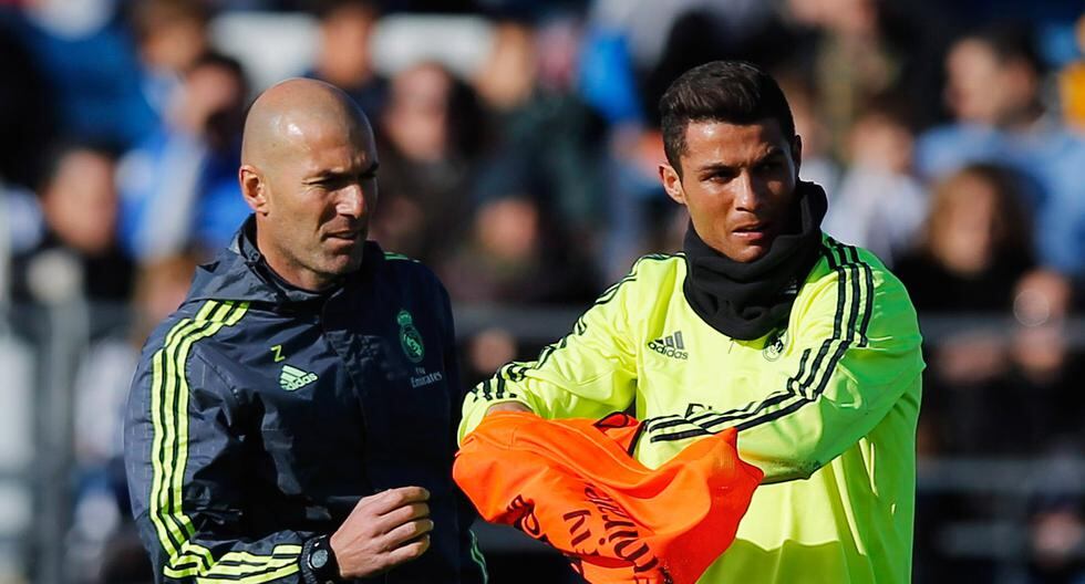 Zinedine Zidane, DT del Real Madrid, opinó sobre la reacción de Cristiano Ronaldo. (Foto: Getty Images)