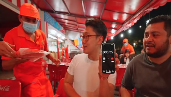 El youtuber 'Coreano Vlogs' visitó la taquería llamada 'Los Pelones' para comprobar si es cierto lo que dicen en redes. | FOTO: Coreano Vlogs / YouTube
