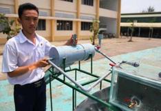 Estudiante vietnamita inventa máquina que produce agua potable
