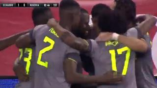 En solo tres minutos: Pervis Estupiñán anotó el 1-0 en favor de Ecuador vs. Nigeria | VIDEO