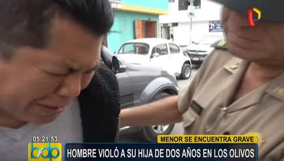 Freddy Guillermo Huamán Quisocala fue puesto a disposición de la Segunda Fiscalía Penal Mixta del Cono Norte (Panamericana TV)
