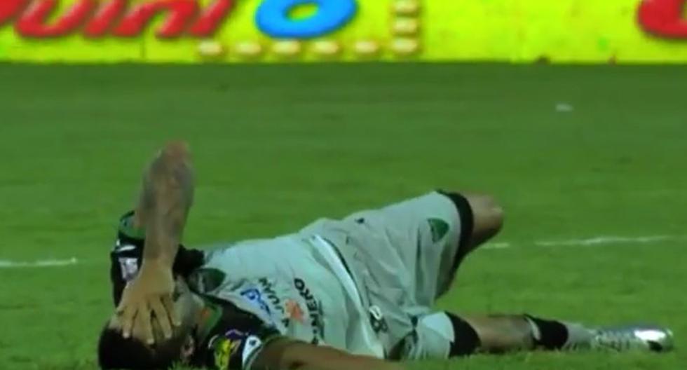 Agustín Orión le provocó una terrible lesión a Carlos Bueno. (Foto: Captura)