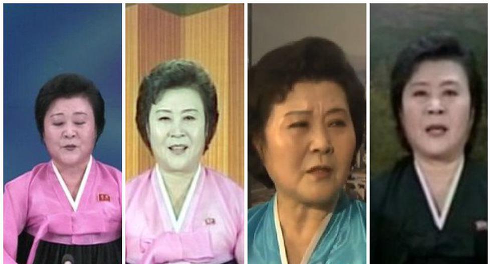 Esta presentadora de noticias es la preferida del régimen de Kim Jong-un. (Foto: captura YouTube)