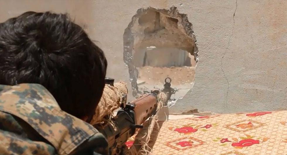 Kurdos en lucha contra ISIS por Al Raqa. (Foto: YPG/ YouTube)
