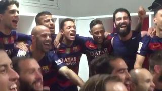 ¡Barcelona campeón! Así celebró el cuadro culé en vestuarios