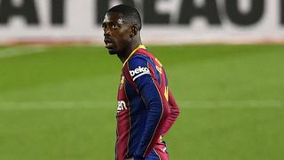 Ousmane Dembélé quedó fuera del Barcelona-Getafe por molestias en el pubis