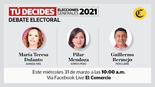 Candidatos al Congreso de Avanza País, Somos Perú y Perú Libre debatieron en El Comercio