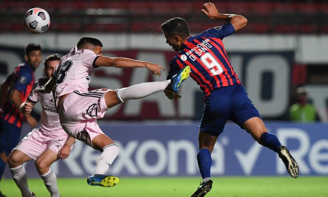 San Lorenzo eliminó a U de Chile en el Nuevo Gasómetro. Di Santo y Romero marcaron los goles para la victoria del 'Cuervo' | Foto: AFP