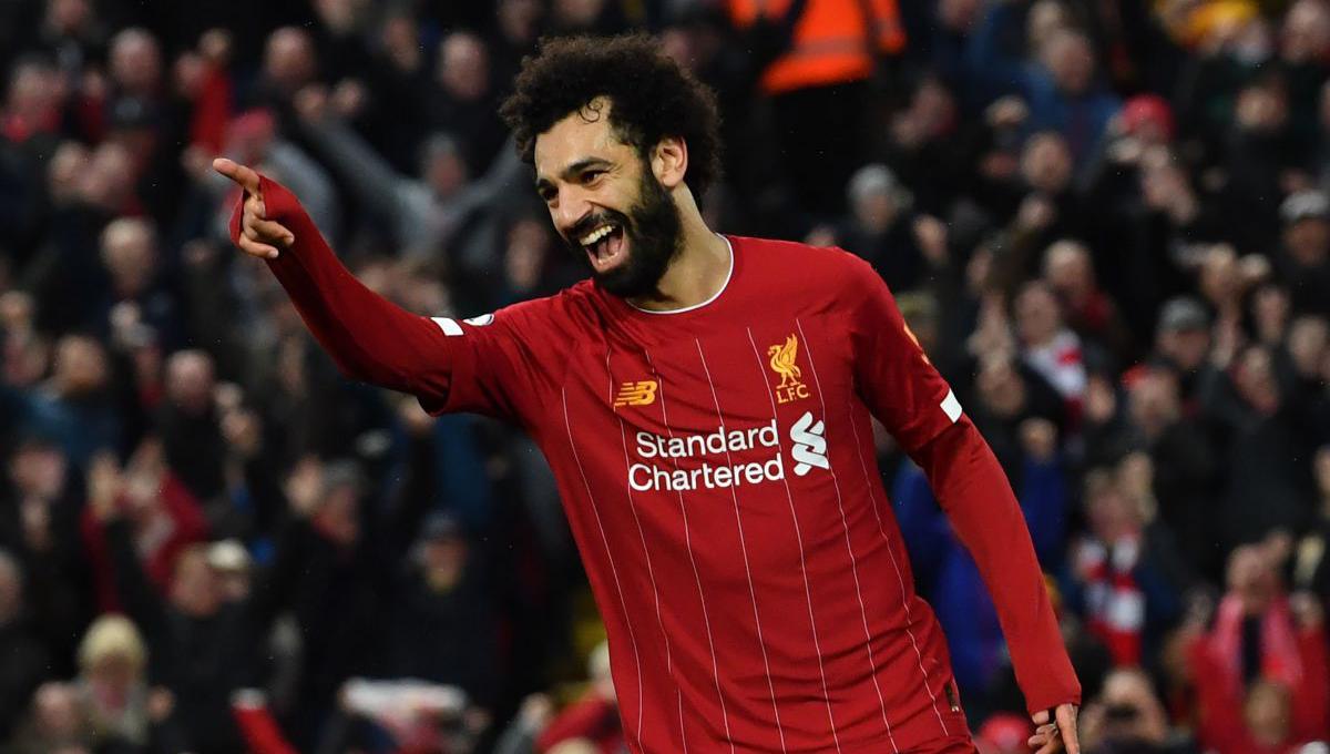 Mohamed Salah juega como delantero en el Liverpool inglés. (Foto: AFP)