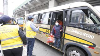Coronavirus en Perú: gremios de transporte urbano descartan paralización para este jueves