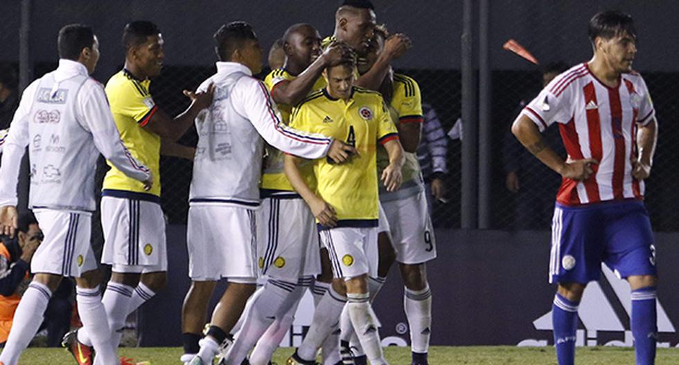 Colombia derrotó de visita a Paraguay por las Eliminatorias Rusia 2018 (Foto: EFE)