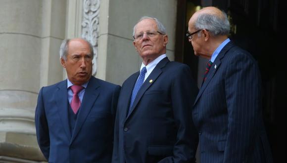 Fortunato Quesada (izquierda) fue embajador del Perú en Israel en 2018, cuando se presentaron denuncias en su contra de supuesto maltrato laboral y otros. (Foto archivo El Comercio)