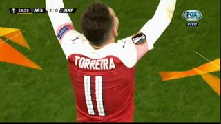 Arsenal vs. Napoli EN VIVO: Lucas Torreira quitó, amagó y anotó el 2-0 | VIDEO