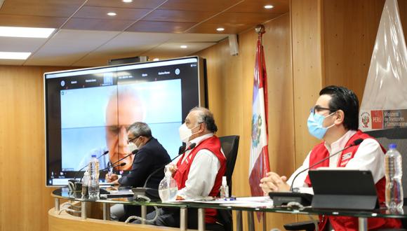 El ministro Eduardo González indicó que, durante la reunión, algunos de los participantes han aceptado los planteamientos del Gobierno, pero tienen procesarlos y consultarlos con sus bases. (Foto: MTC)