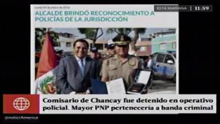 Comisario de Chancay fue detenido por integrar banda criminal