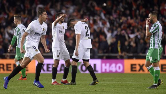 El Valencia se metió en la final del torneo, que disputará contra el Barcelona, al ganar 1-0 en su campo al Betis en la vuelta de semifinales del torneo del KO, con un gol de Rodrigo Moreno. (Foto: AFP)