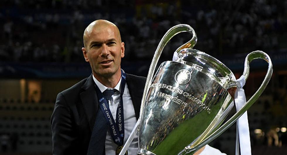 Zinedine Zidane, técnico del Real Madrid, quiere su segunda Champions League | Foto: Getty