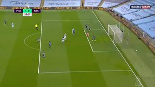Manchester City vs. Arsenal: Raheem Sterling aprovechó un rebote y convirtió el 1-0 por la Premier League | VIDEO