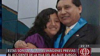 Videos muestran instantes previos a la muerte de hija de Burgos