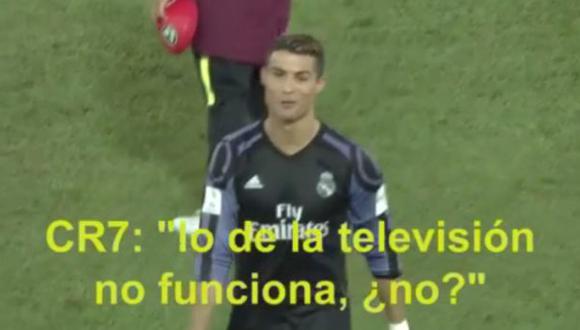 Cristiano Ronaldo se burló del videoarbitraje tras su gol