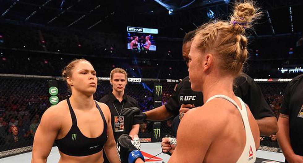 Esto es del día en que Holly Holm le quitó a Ronda Rousey su título peso gallo de UFC. (Foto: Getty Images)