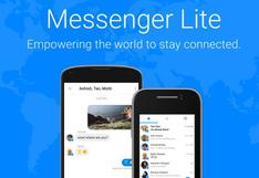 Facebook: Messenger Lite llega en Android a cuatro países desarrollados