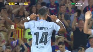 Gol de Memphis Depay para el 3-2 del Barcelona vs. Manchester City | VIDEO