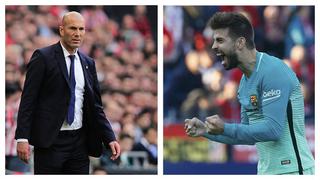 Zinedine Zidane respondió a polémicas declaraciones de Piqué