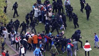 Arrestos y represión en una gran manifestación en Bielorrusia | FOTOS