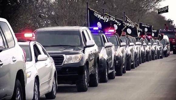 La increíble flota de patrulleros del Estado Islámico en Libia