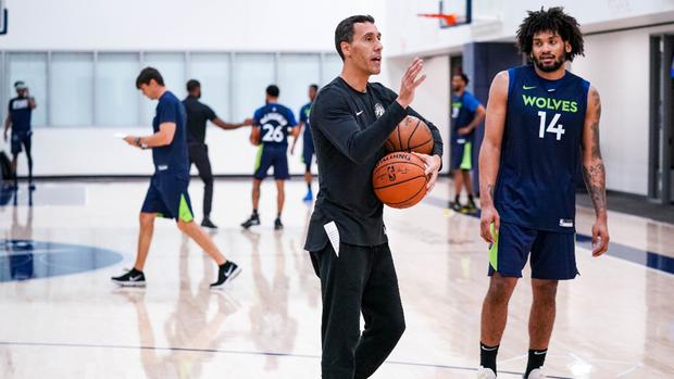Pablo Prigioni is an offensive assistant for the Minnesota Timberwolves