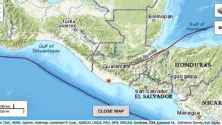 Sismo de magnitud 5,7 sacude el sur y el centro de Guatemala sin causar daños