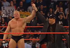 Brock Lesnar: así fue su debut en la WWE