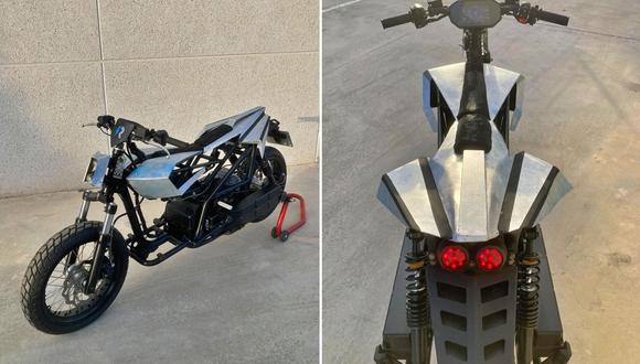 Vehóculo combina la comodidad de una moto con la de un scooter. No está a la venta. (Foto: hibridosyelectricos.com)
