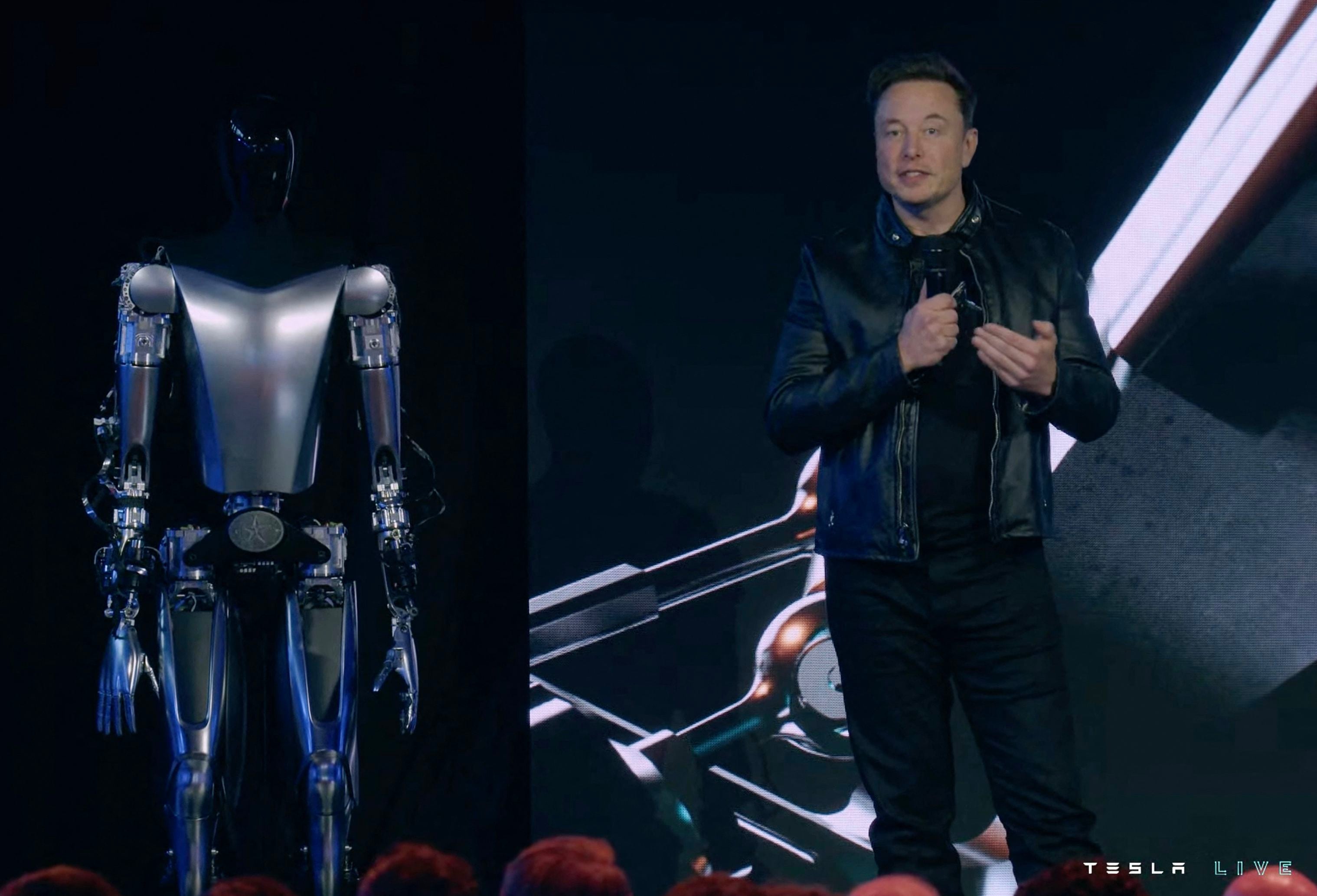 Optimus, el robot de Tesla.