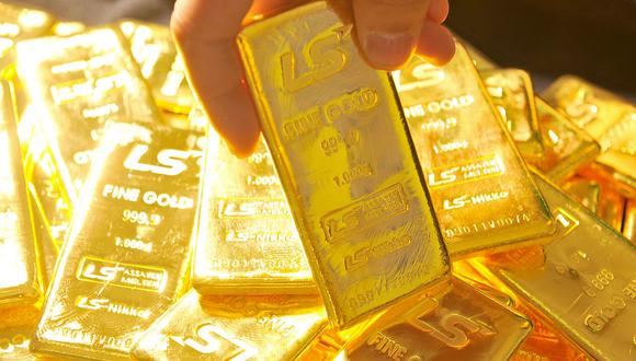 Los futuros del oro en Estados Unidos ganaban un 0,6% a US$1.840,70. (Foto: AFP)