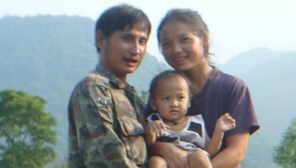 Pinnapa "Muenoor" Prueksapan sabía que su esposo, Porlajee "Billy" Rakchongcharoen, corría peligro. Foto: CORTESÍA DE LA FAMILIA, vía BBC Mundo