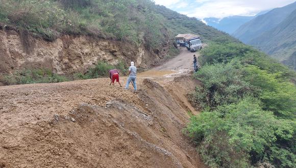 Derrumbes por fuertes lluvias afectan a la mayoría de provincias de la región Huancavelica. (Foto: Radio Super Latina - Huancavelica )