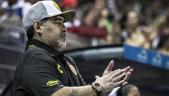 El ex campeón mundial, Diego Maradona, enfatizó sobre las declaraciones que tuvo sobre 'La Pulga'. El 'Pelusa' precisó que "yo nunca nombré a Lionel Messi" (Foto: agencias)