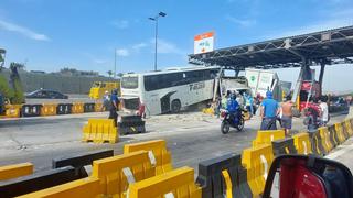 Vía Evitamiento: al menos cinco personas heridas deja triple choque a la altura del puente Huánuco y peaje de Lima Expresa | VIDEO 