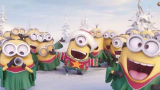 Los minions celebran Navidad cantando un villancico