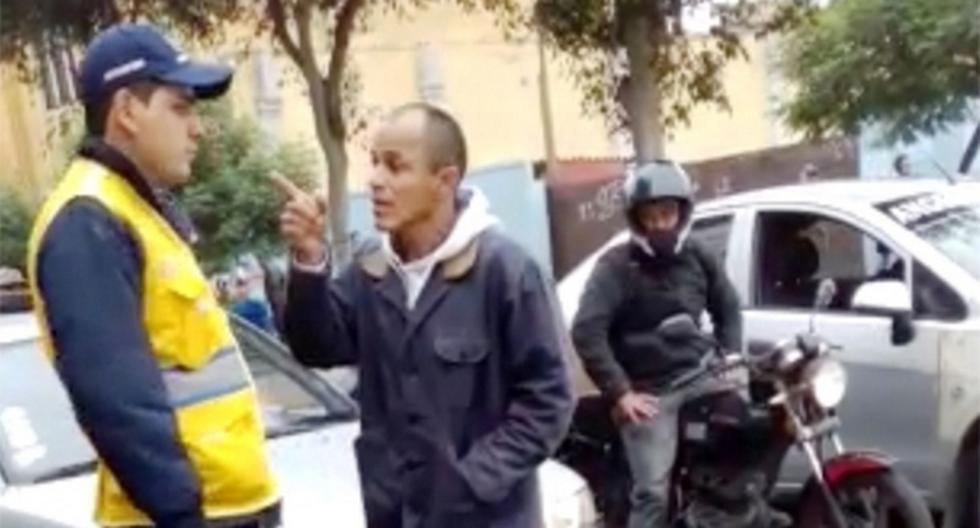 La Municipalidad de Lima difundió la imagen de este sujeto que amenazó a un supervisor de Protransporte. (Foto: Municipalidad de Lima)