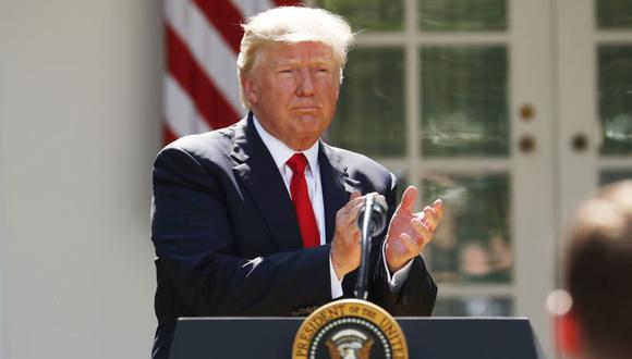 Donald Trump, presidente de Estados Unidos. (Foto: AP)