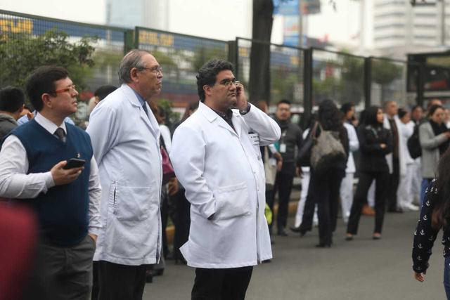 Explosión en la clínica Ricardo Palma (Foto: El Comercio/Hugo Pérez)