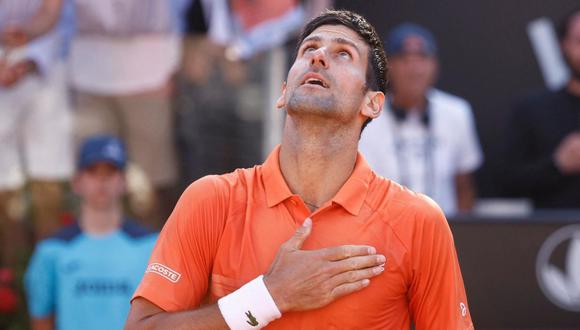 Novak Djokovic ganó el título del Masters 1000 de Roma. (Foto: Reuters)