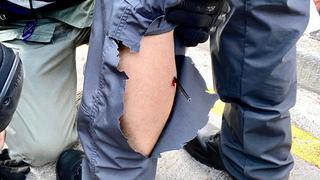 Hong Kong: herido un policía por flecha lanzada por un manifestante | FOTOS