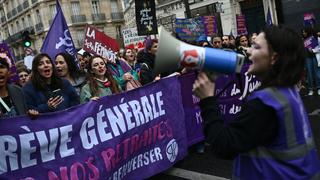 Día de la Mujer: multitudinaria marcha en París para conmemorar el 8M | FOTOS